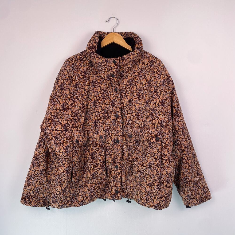 Free People Movement Phoebe Printed Floral Packable Puffer Jacket Large